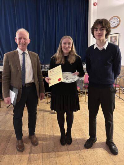 Ava Lea - James receiving the Shauni McGregor Award